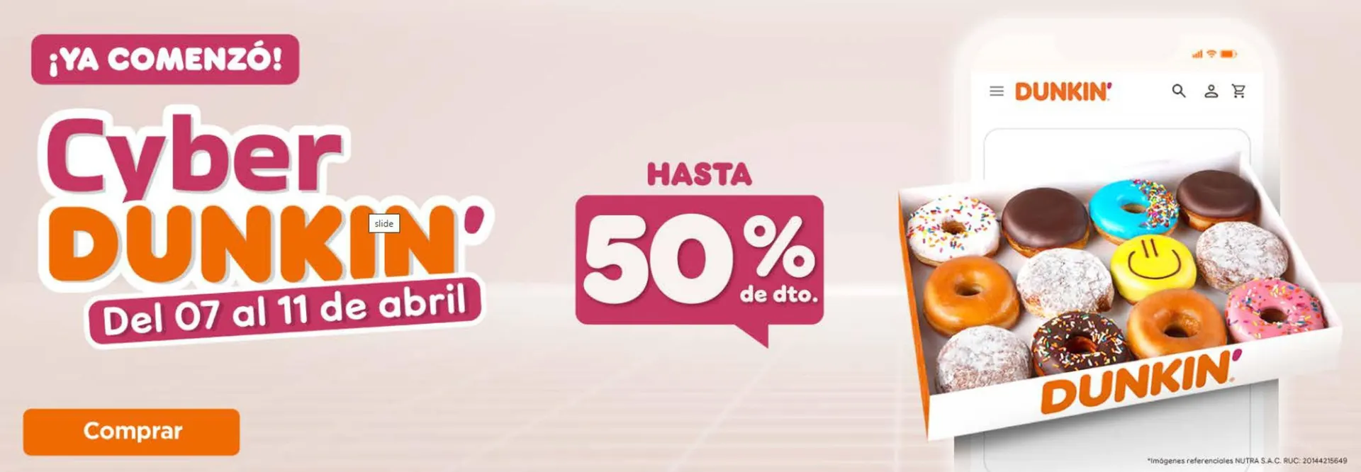 Catálogo Dunkin Donuts - 1