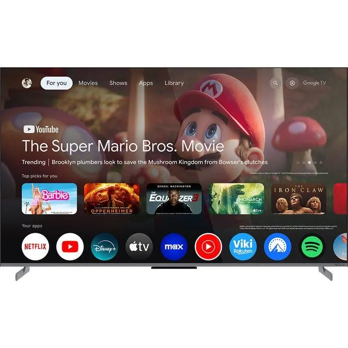 TV Tesla 55" QLED 4K Ultra HD Google TV 144 HZ G55S949GUS3