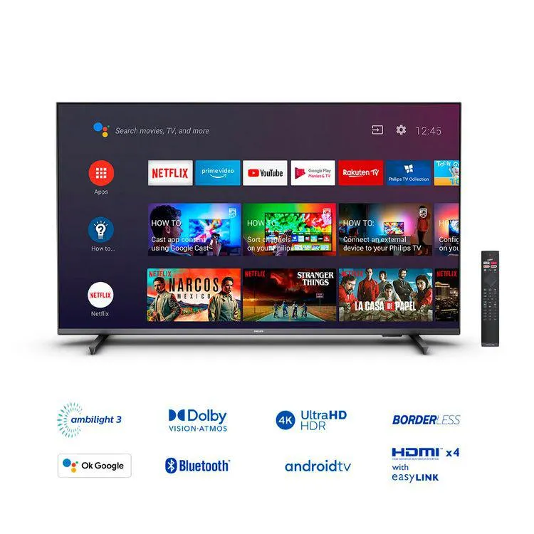 TV Led Philips Ambilight Ultra Hd 50 Pulgadas