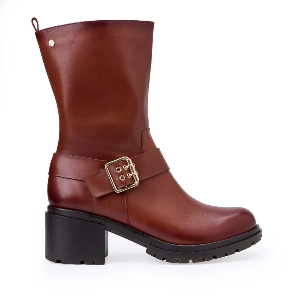 Botín Jodhpur Casual FER-2533 Tabaco Viale Cuero