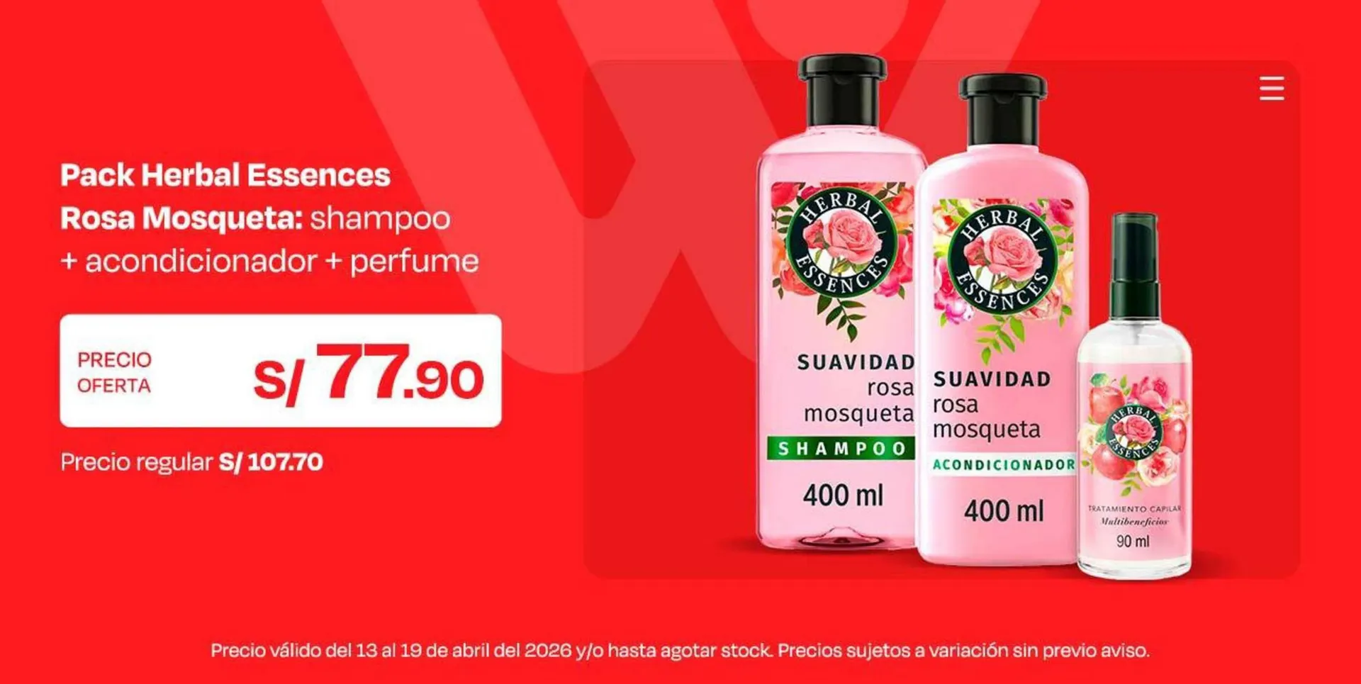 Catalogo de Catálogo Wong 13 de abril al 19 de abril 2026 - Pag 1