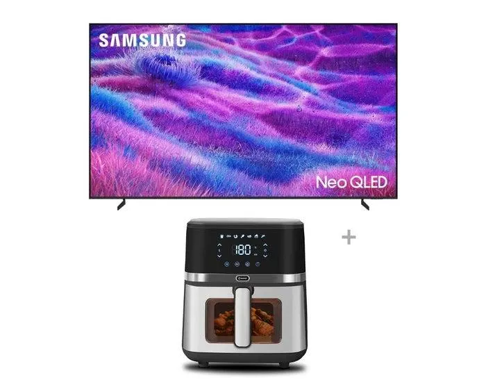 Televisor Samsung Smart TV 55" Neo QLED 4K UHD Vision AI QN55QN80FAGXPE + Olla Freidora Digital Miray OFM-114 5.5L (GRATIS)