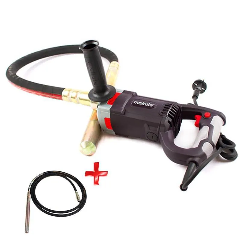 Vibrador de concreto 800W incluye 2 mangueras Makute