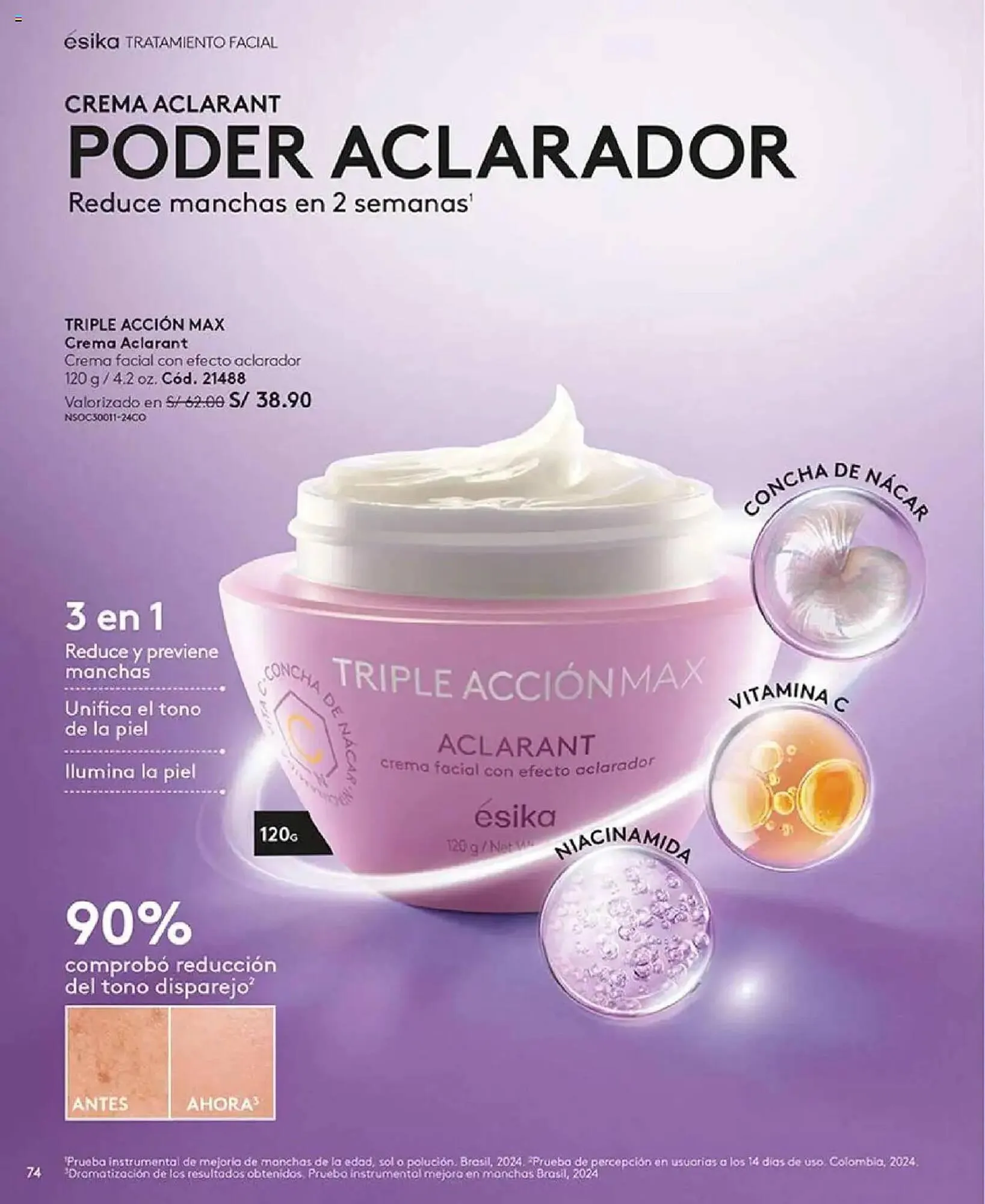 Catalogo de Catálogo Ésika 25 de setiembre al 6 de noviembre 2025 - Pag 74