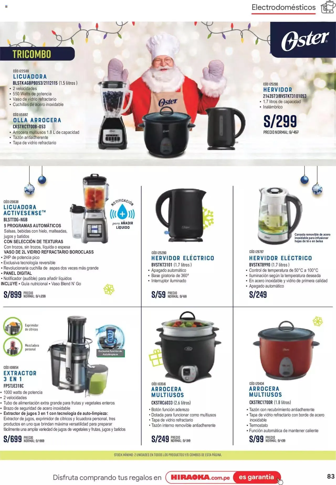 Catalogo de Catálogo Hiraoka 12 de diciembre al 31 de diciembre 2023 - Pag 83