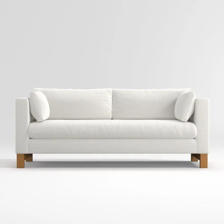 Sofá Con Brazos Y Con Patas De Madera Pacific Bench 3 Cuerpos