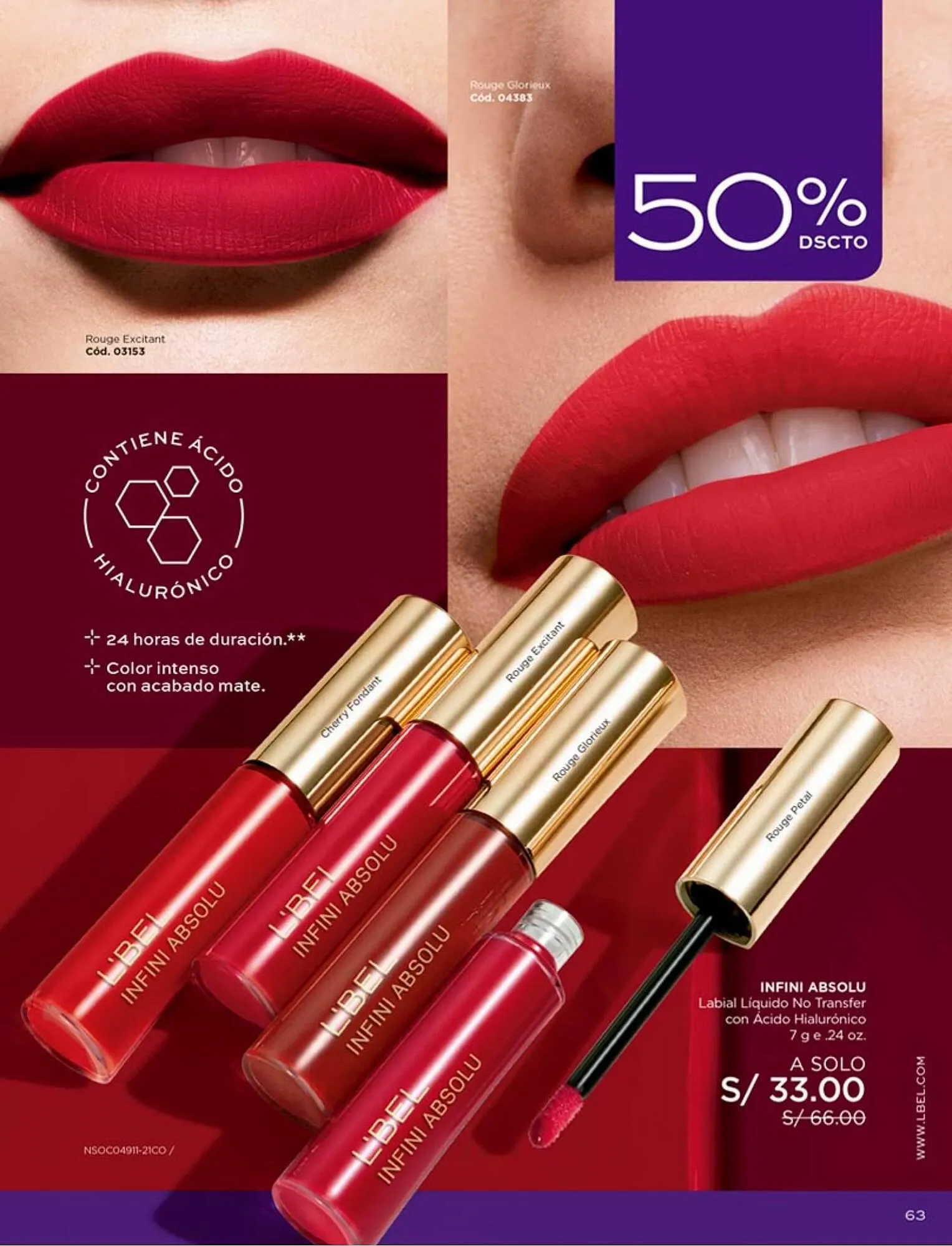 Catalogo de Catálogo L'Bel 1 de agosto al 31 de agosto 2023 - Pag 63