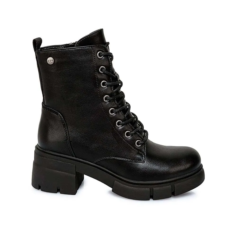 Botín Derby Casual DAVI-2519 Negro ADV