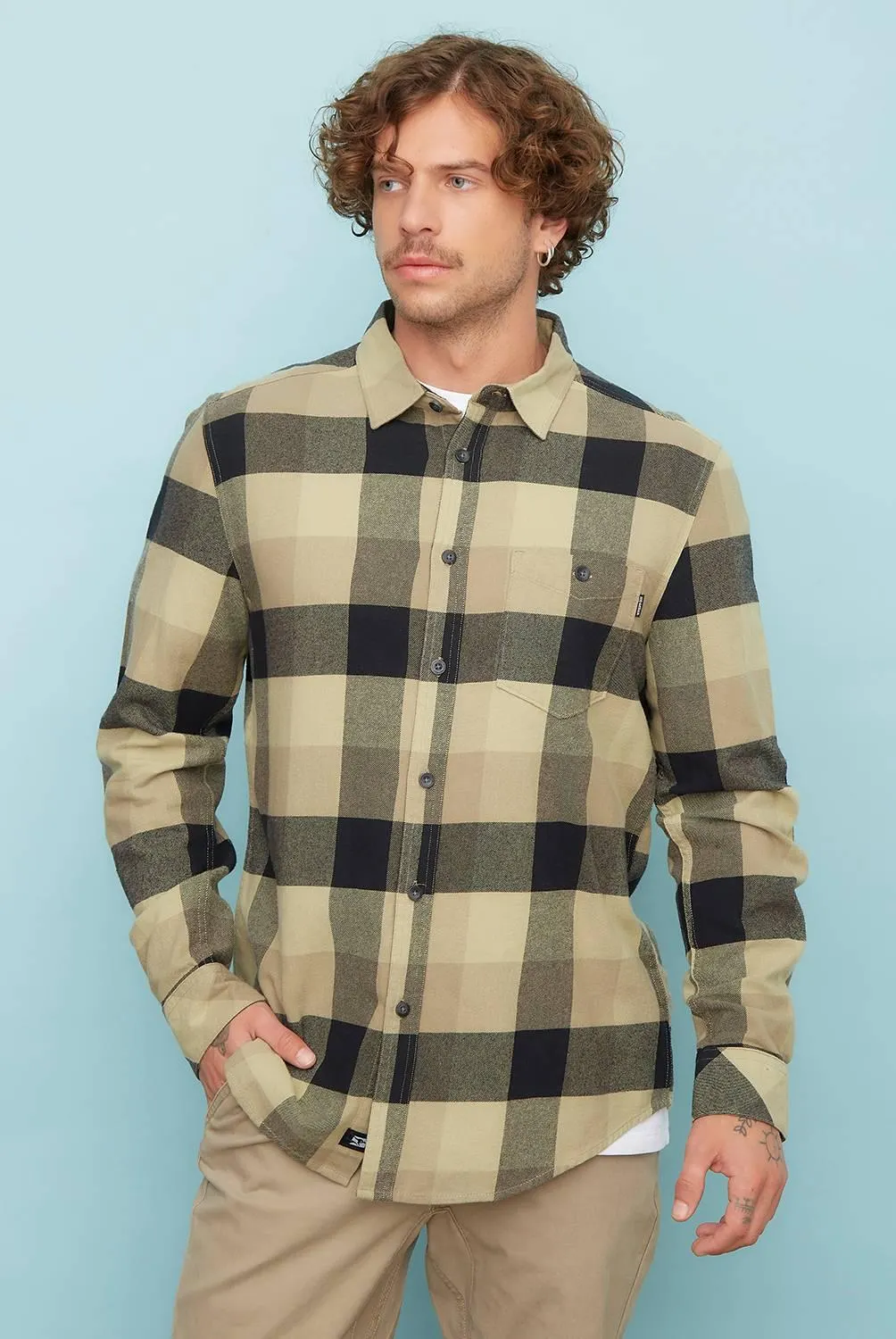 Camisa 100% Algodón Manga Larga Hombre Doo Australia