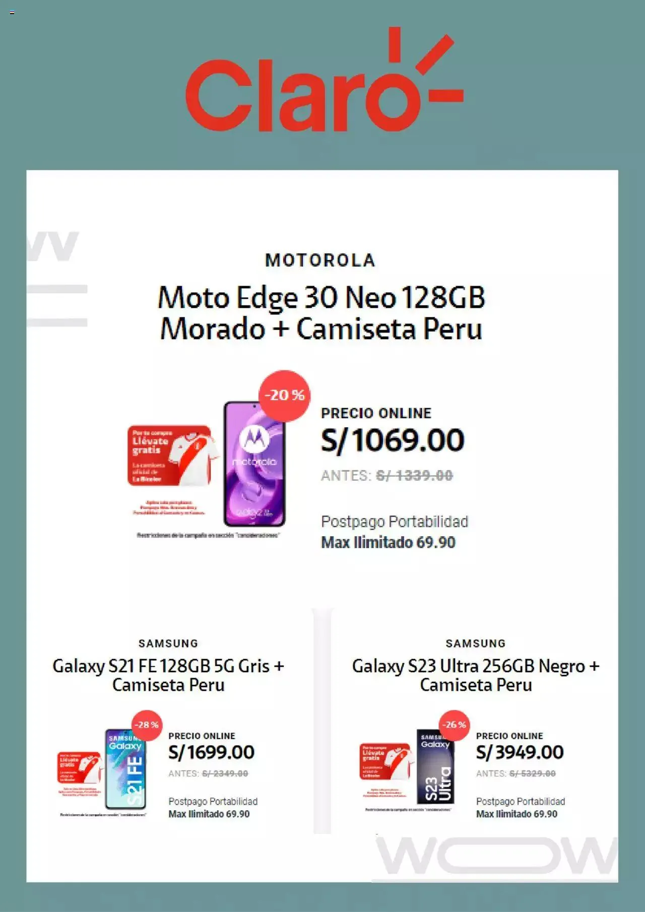 Catalogo de Catálogo Claro 22 de julio al 23 de setiembre 2023 - Pag 4