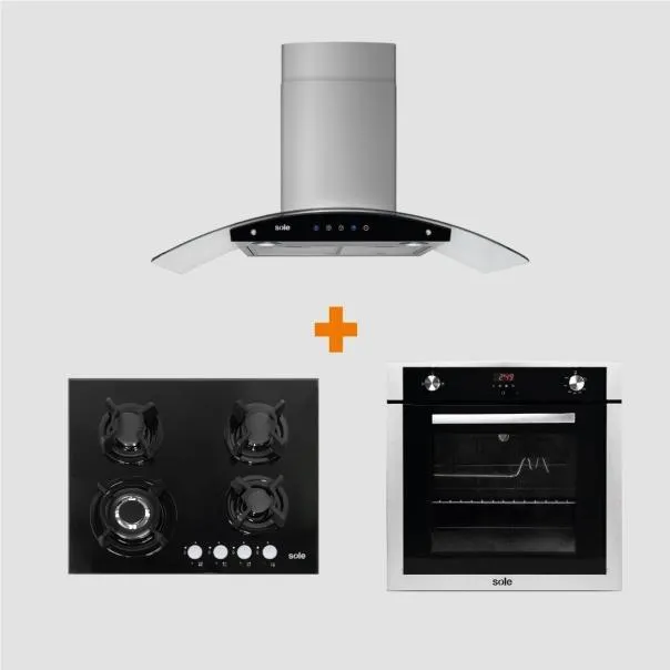 Encimera 034 + Campana Venus Classic + Horno A Gas 007