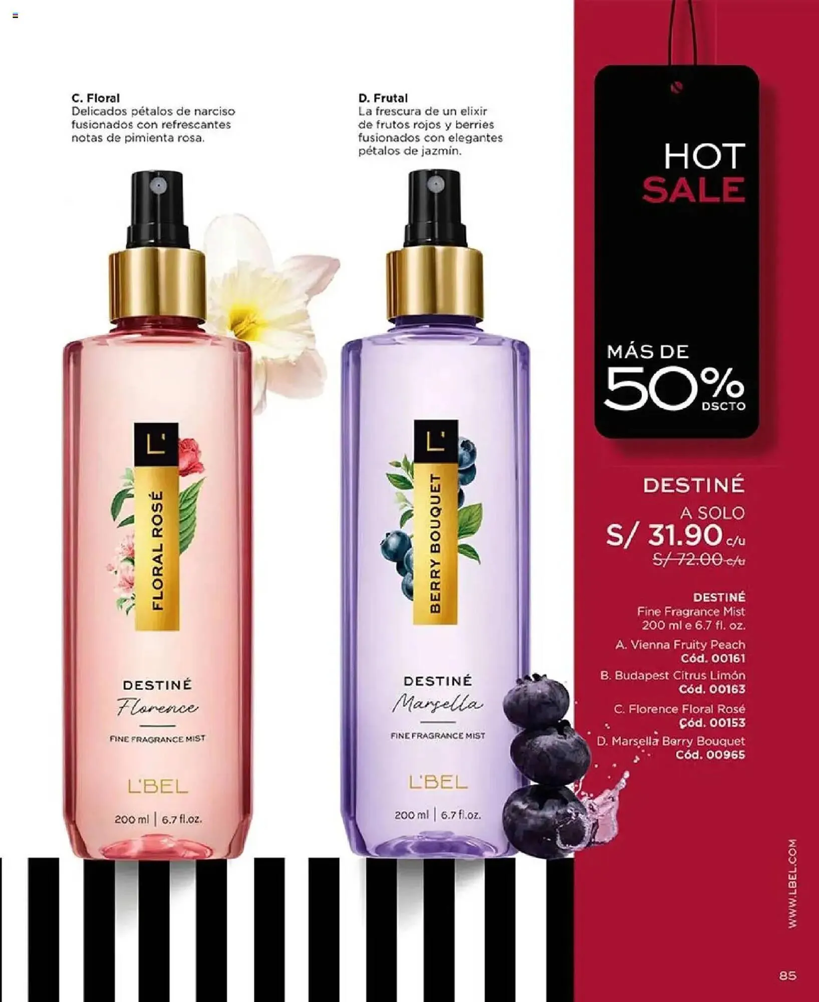 Catalogo de Catálogo L'Bel 22 de abril al 31 de mayo 2025 - Pag 85