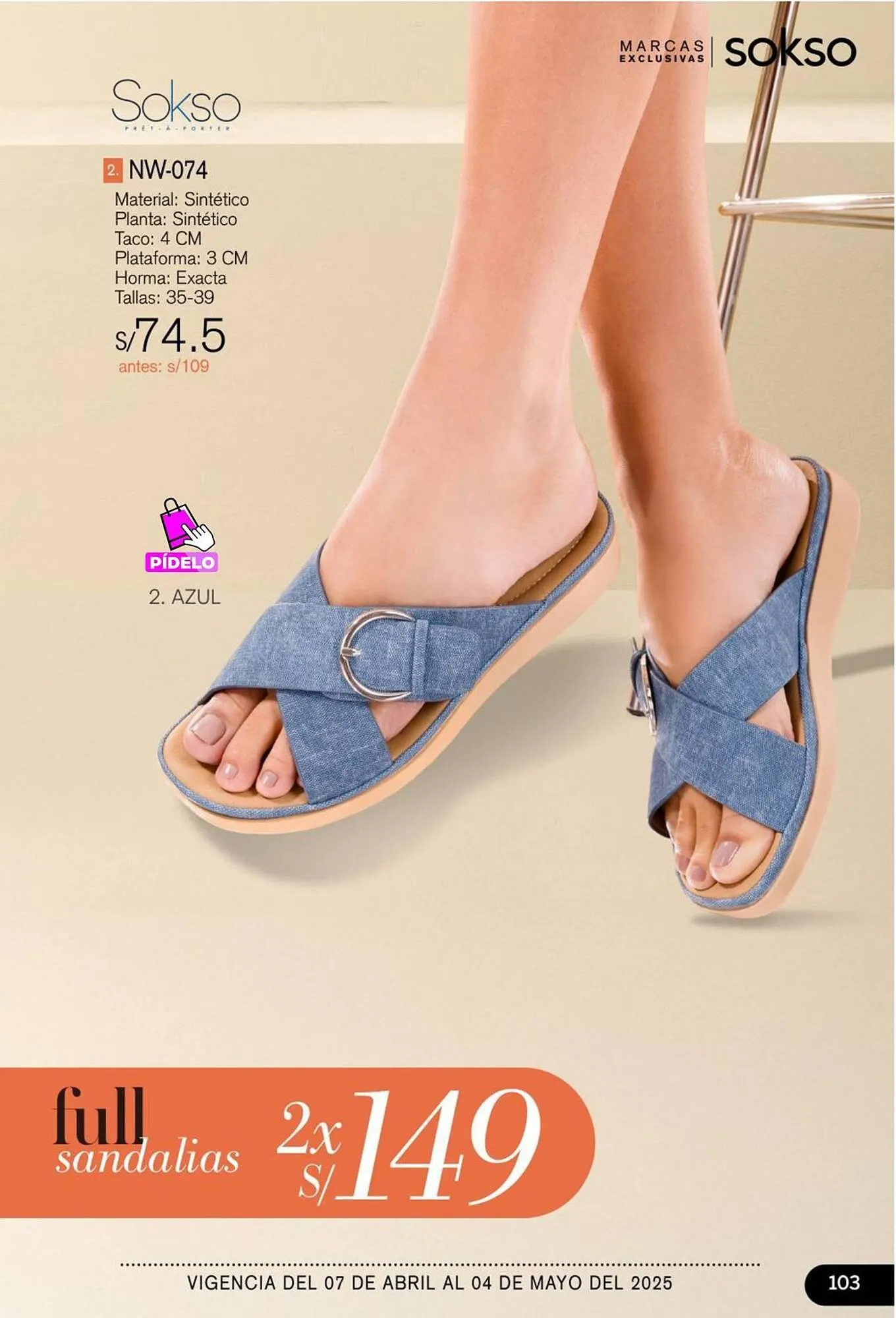 Catalogo de Catálogo Sokso 3 de abril al 4 de mayo 2025 - Pag 103