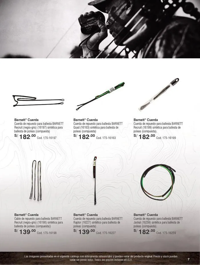 Catalogo de Arquería 9 de mayo al 31 de diciembre 2024 - Pag 7