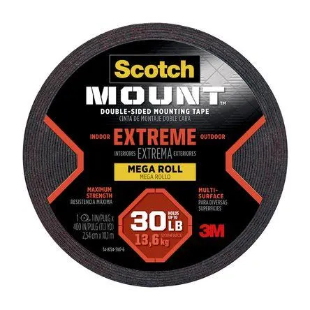 Cinta de doble contacto extrema 25.4mm x 10m 3m