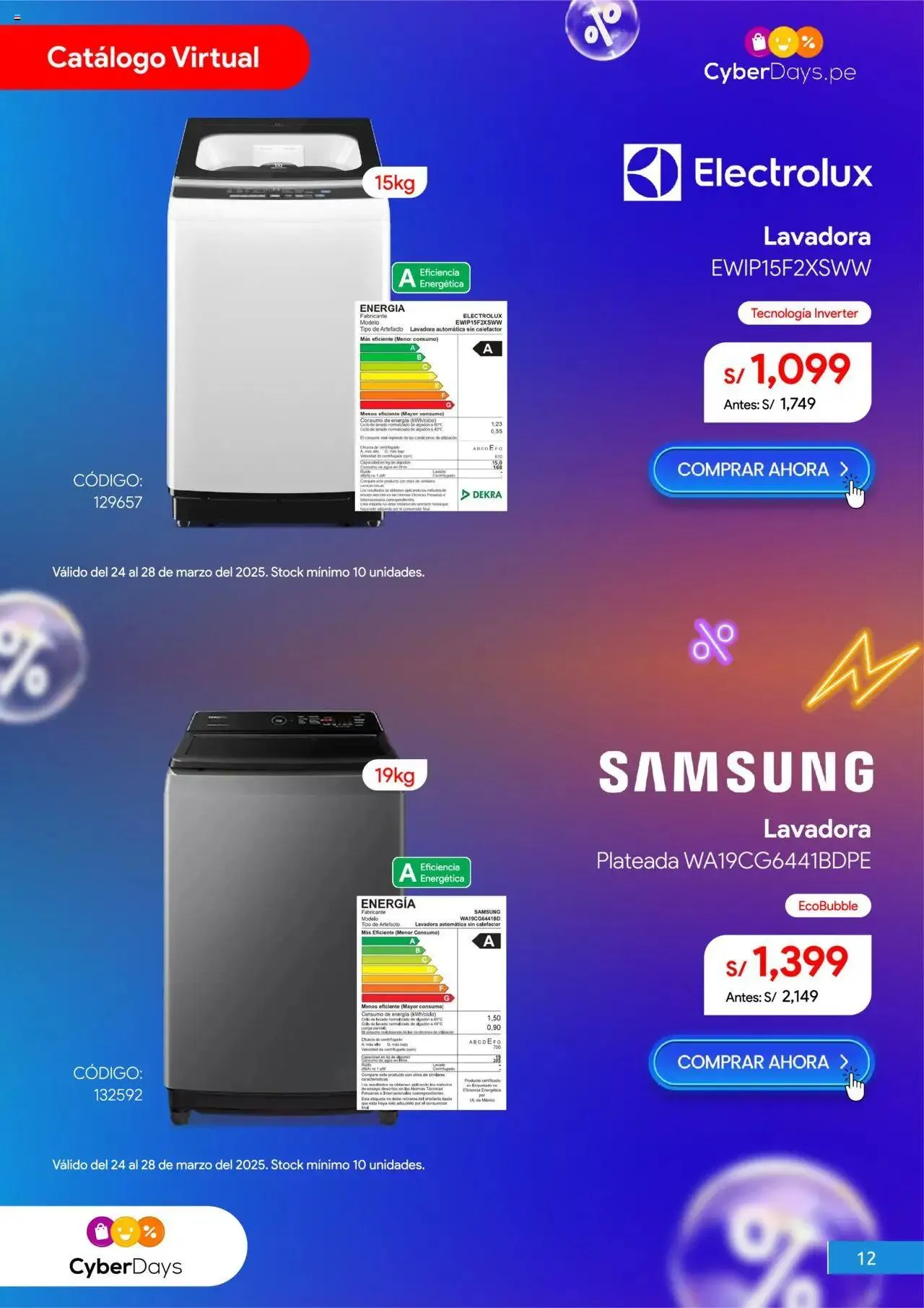 Catalogo de Hiraoka - Digital Cyber Days 24 de marzo al 28 de marzo 2025 - Pag 12