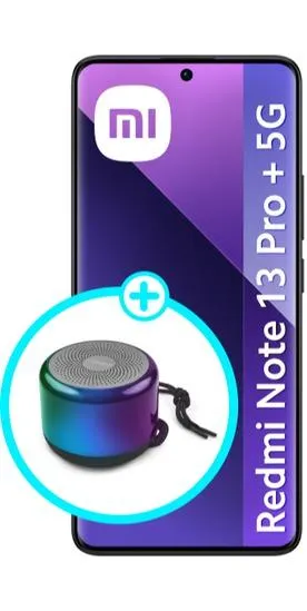 Redmi Note 13 Pro Plus 512GB 5G + Parlante Bluetooth Kimiso KMS-363