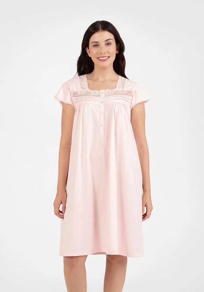 PIJAMA CAMISOLA MUJER ALGODÓN ROSADO - 71.950