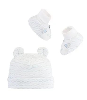 Botitas y Gorro De 100% Algodón Pima | Colección Sleep Tigh Bear