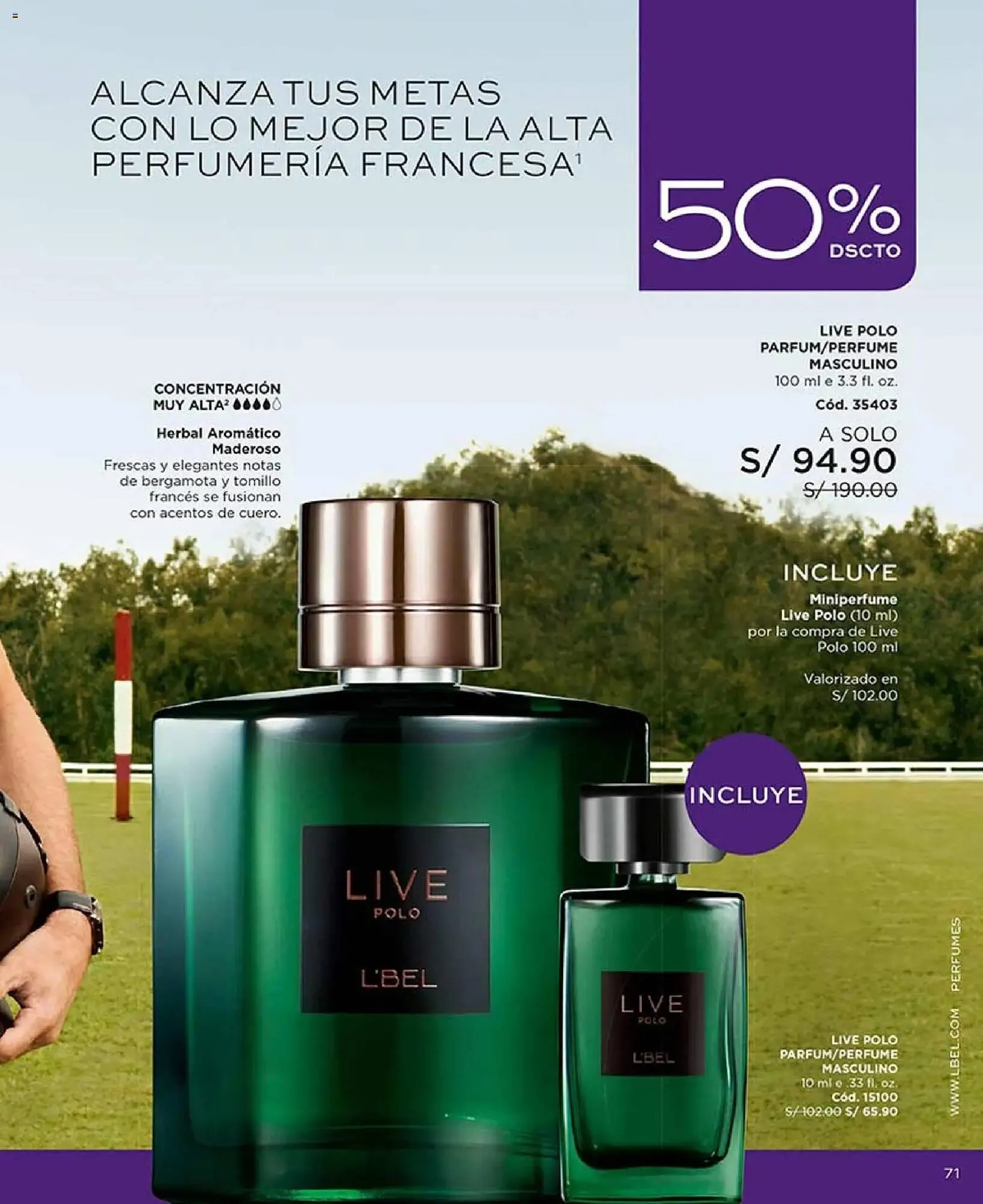 Catalogo de Catálogo L'Bel 25 de abril al 29 de mayo 2026 - Pag 73