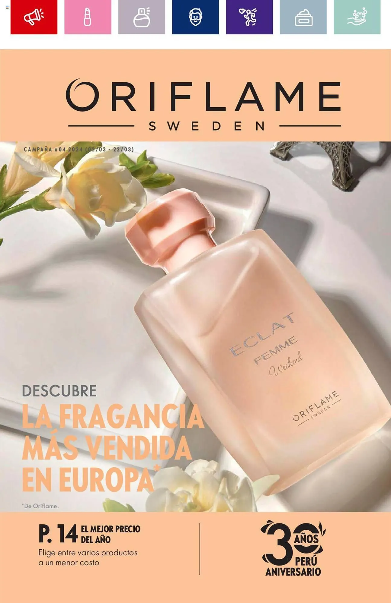 Catalogo de Catálogo Oriflame 2 de marzo al 22 de marzo 2024 - Pag 1