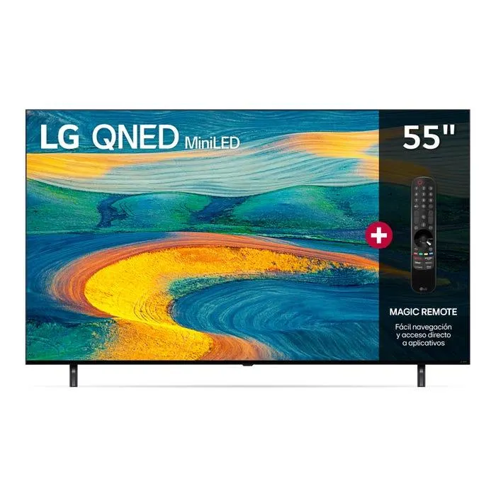 TV LG 55" QNED 4K UHD Smart ThinQ AI 55QNED7SSQA
