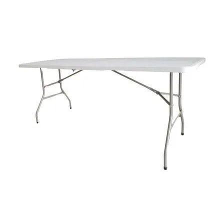 Mesa plegable catering 180cm Blanco