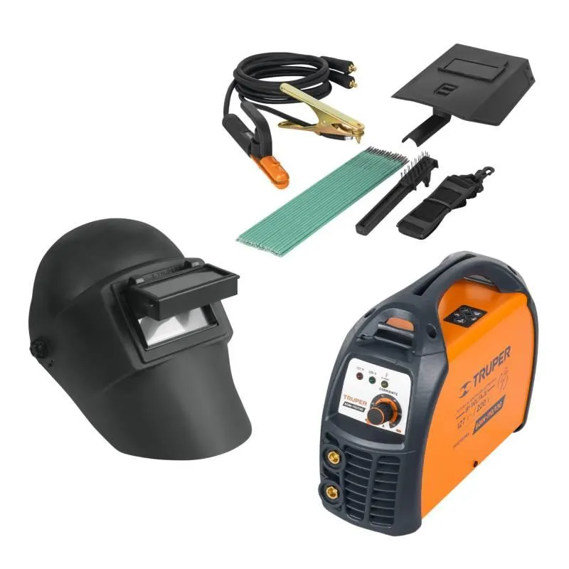 Combo Soldadora Inversora 130A Truper + Máscara de Soldar Truper