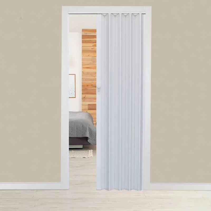 Puerta Plegable Milano PVC 90 x 200 cm Blanca