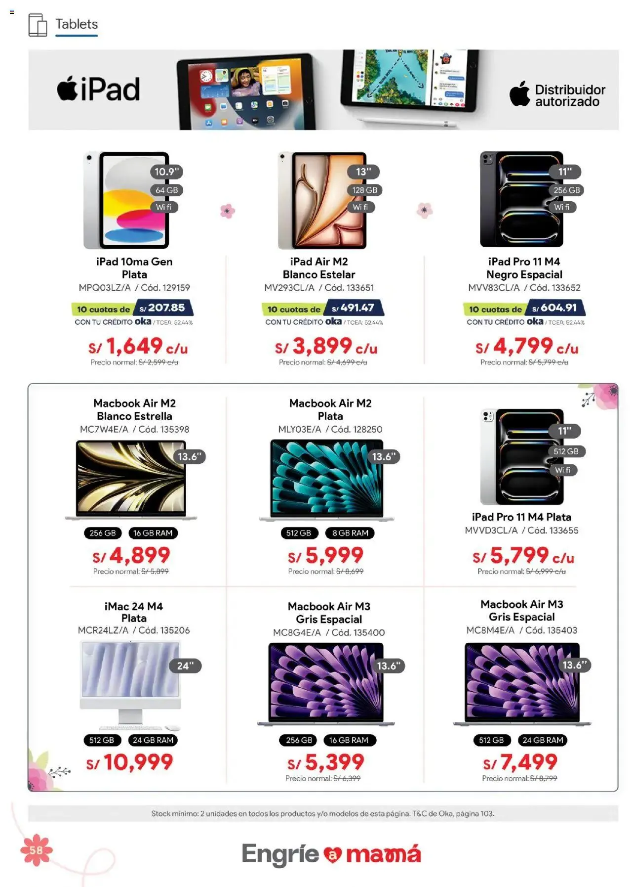 Catalogo de Hiraoka - Guia dia de la madre 26 de abril al 18 de mayo 2025 - Pag 58