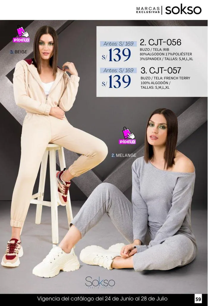Catalogo de SOKSO TEXTIL & ACCESORIOS  24 de junio al 28 de julio 2024 - Pag 59