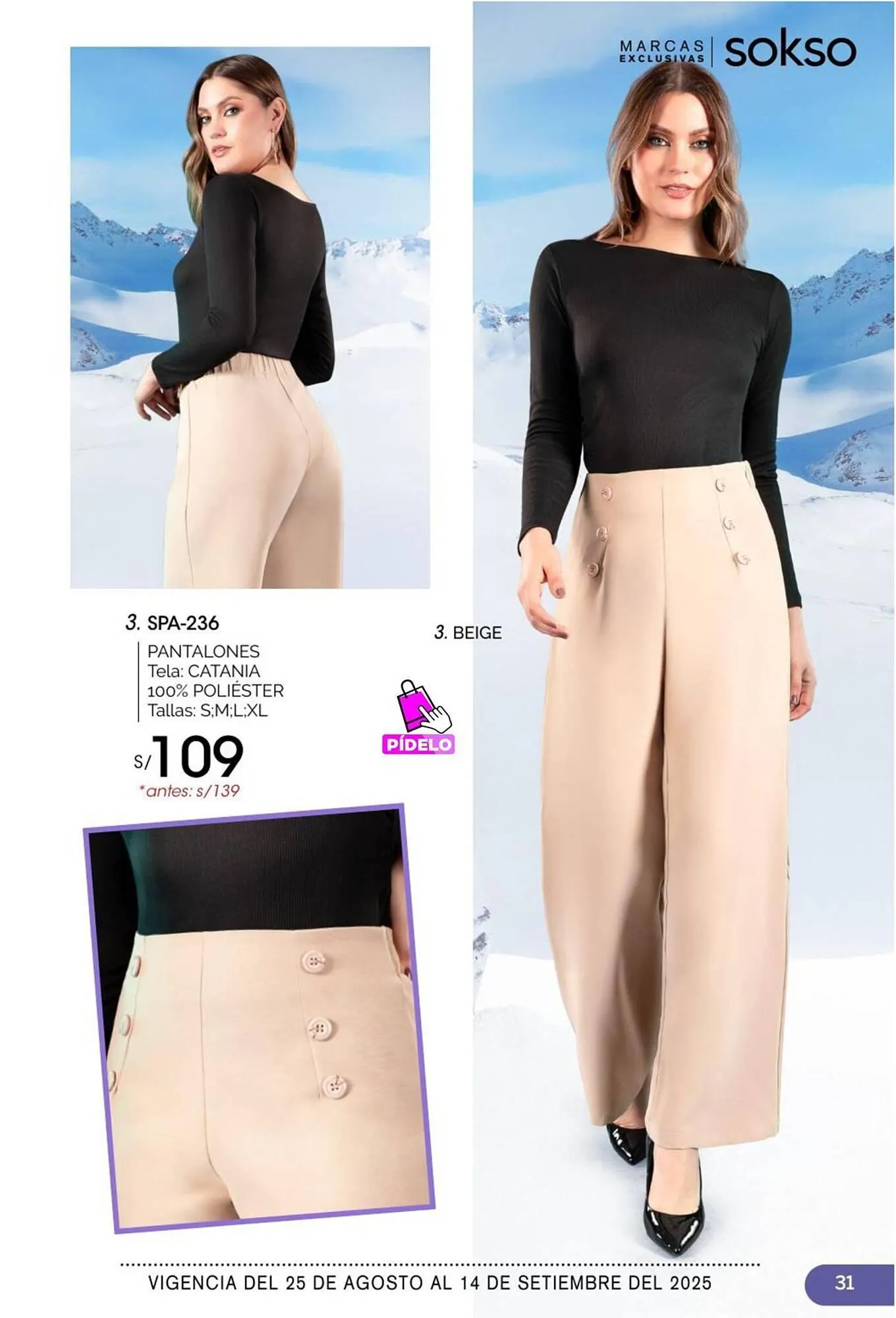 Catalogo de Catálogo Sokso 25 de agosto al 14 de setiembre 2025 - Pag 31