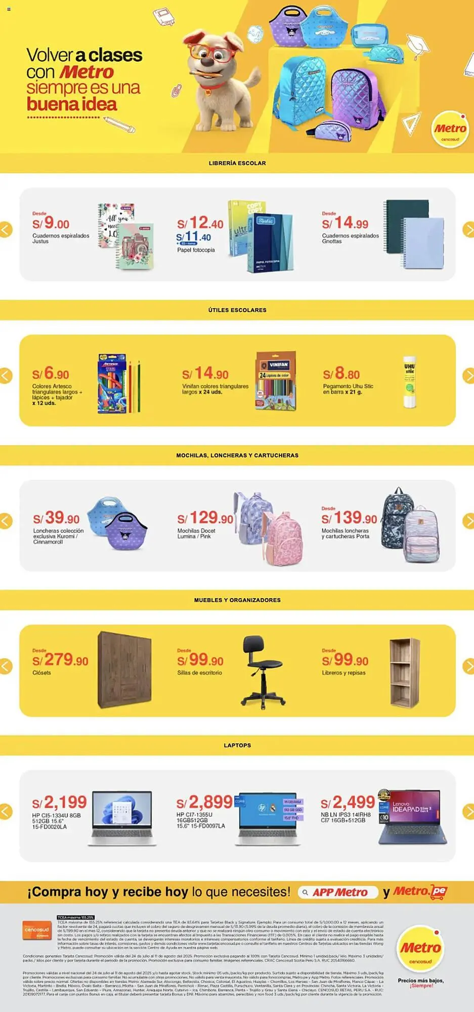 Catalogo de Catálogo Metro 24 de julio al 11 de agosto 2025 - Pag 1