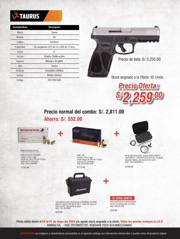 Catalogo de Oferta de Pistolas 9 de mayo al 31 de mayo 2024 - Pag 6