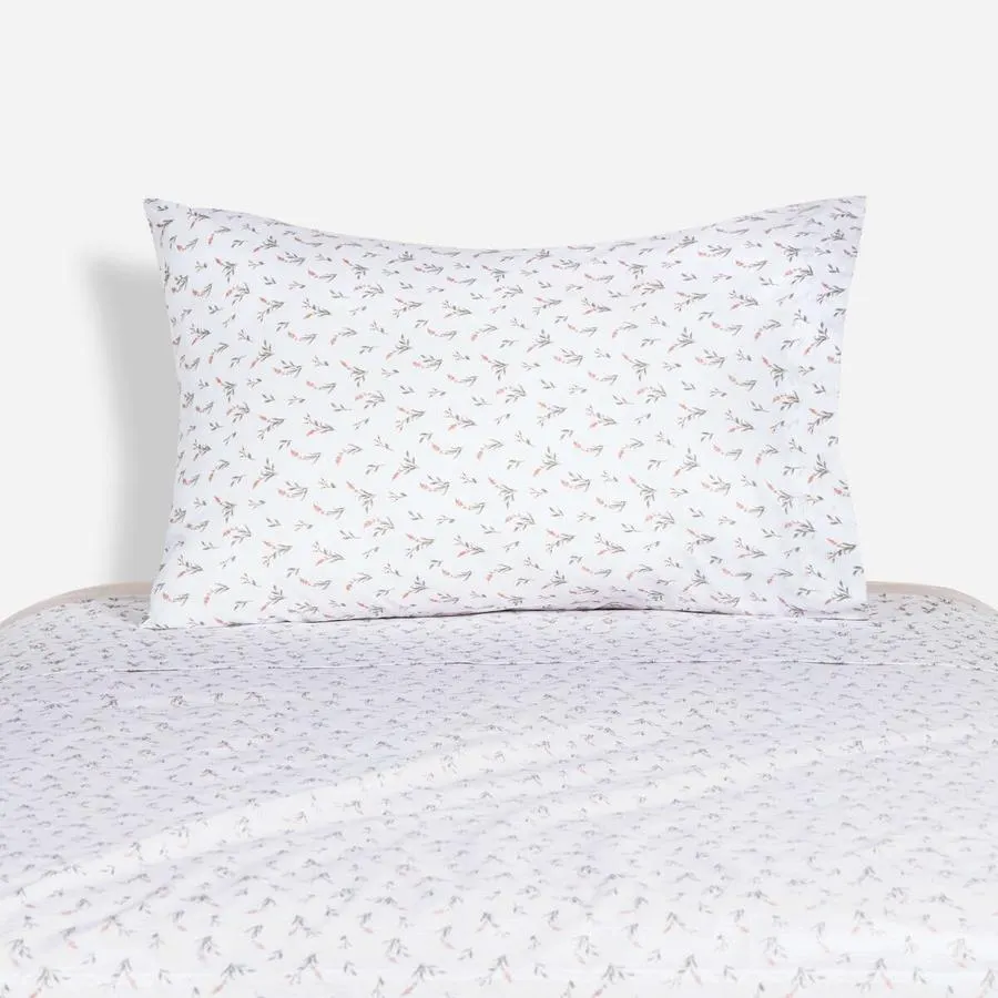 Sábana 180 Hilos Polycotton Miniprint Fresia