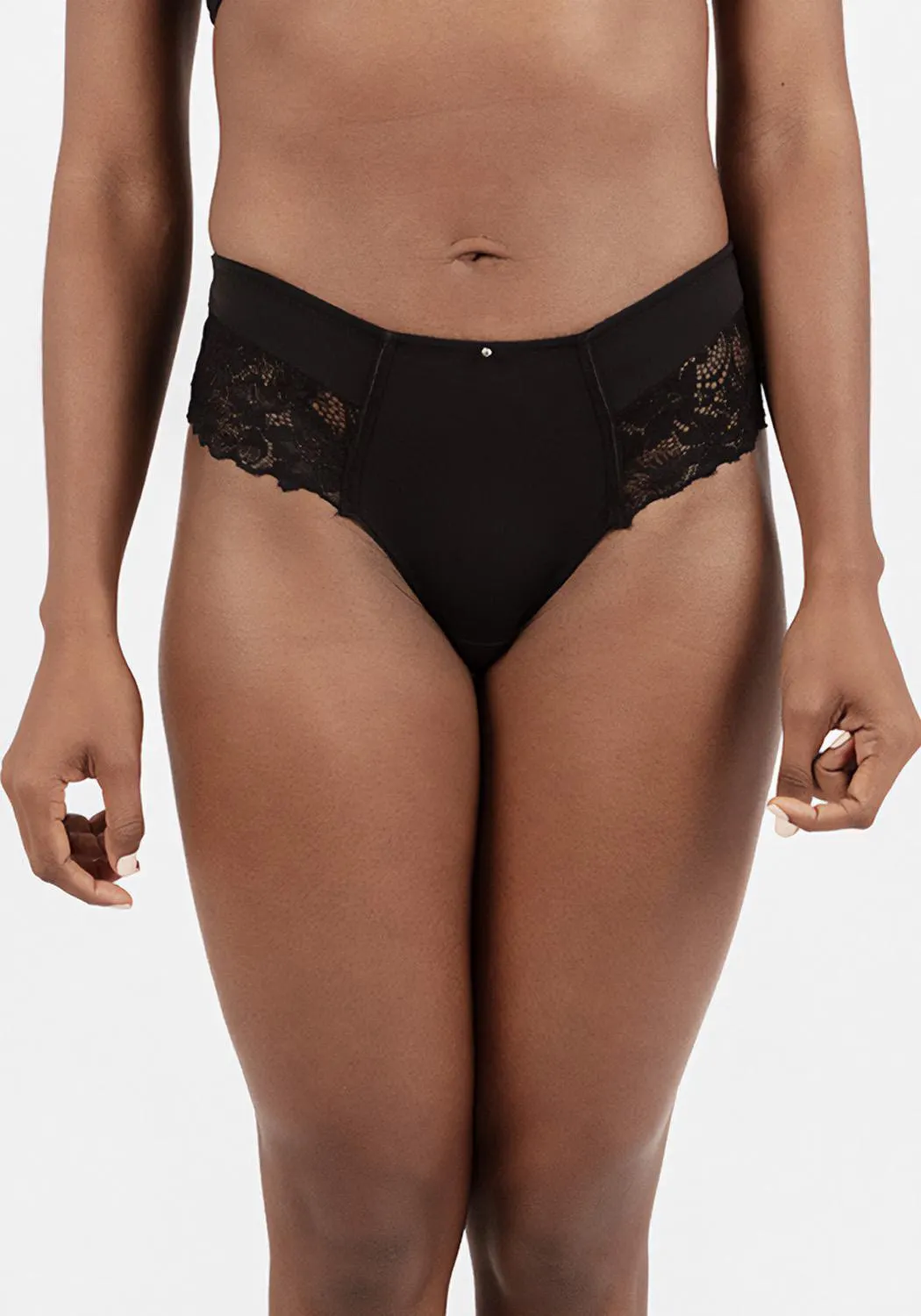 PANTALETA MUJER MICROFIBRA NEGRO - 14.8106