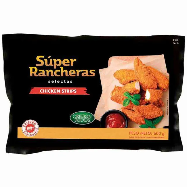 Strips de Pechuga Empanizada RANCHERAS Bolsa 600g