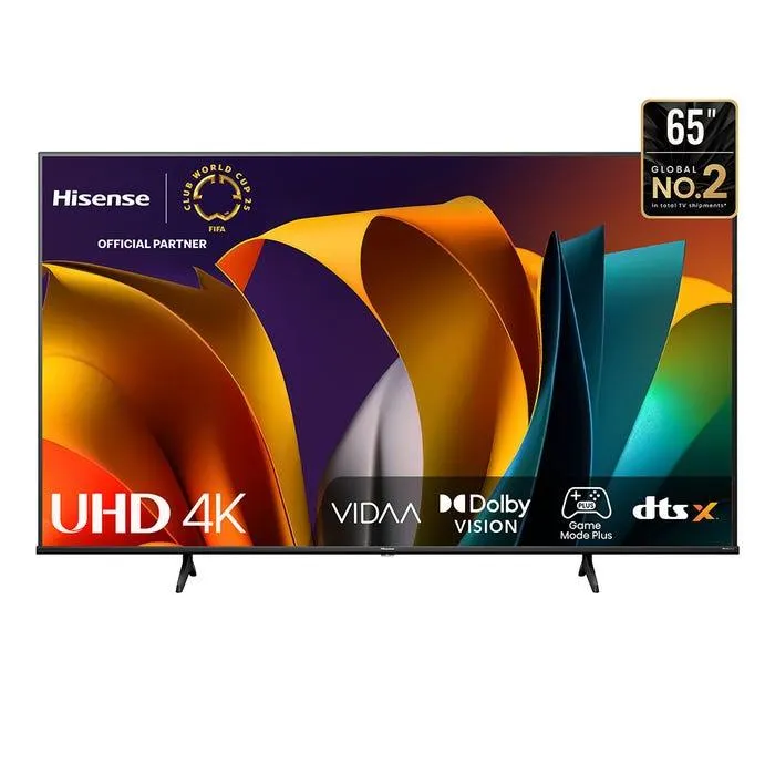 TV Hisense 65" LED 4K UHD Vidaa 65A6N