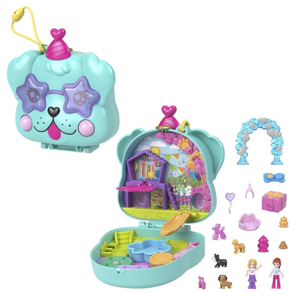 Set Polly Pocket Compacto Perrito