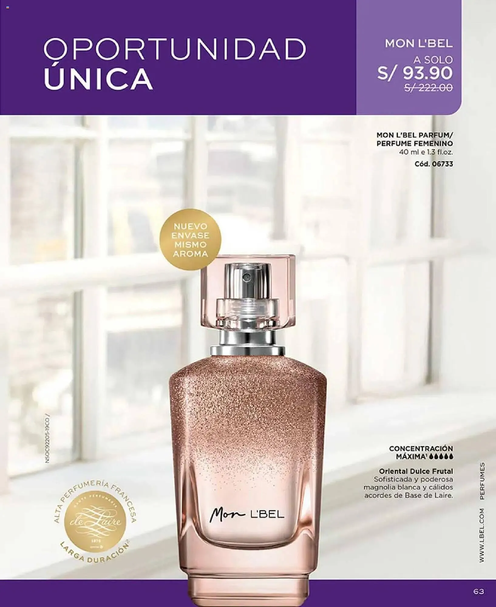 Catalogo de Catálogo L'Bel 25 de abril al 29 de mayo 2026 - Pag 65