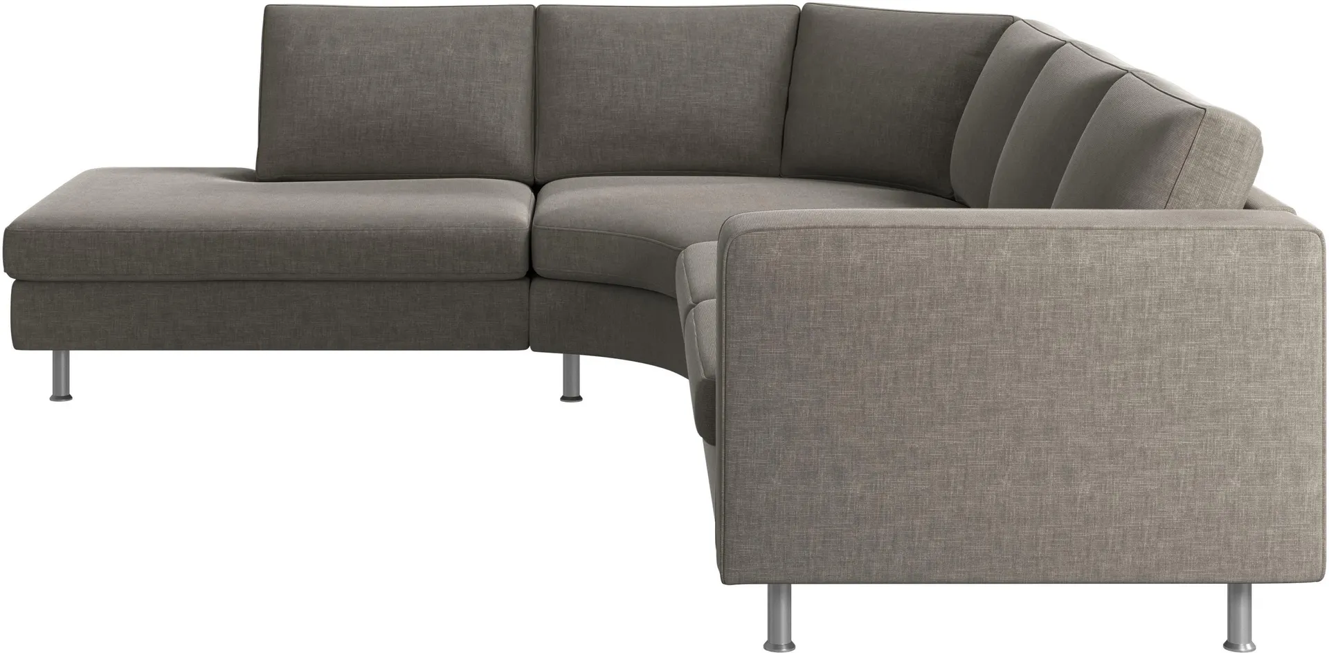 Indivi Sofa mit rundem Loungemodul