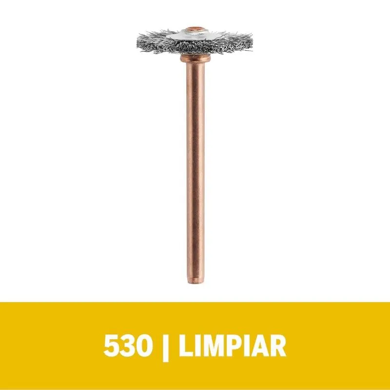 Cepillos de Acero Inoxidable 19.1mm 2 Piezas Dremel