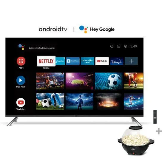 Televisor Miray LED 4K UHD Smart 65" MK65-T1002BT + Pop cornera Miray POPM-14