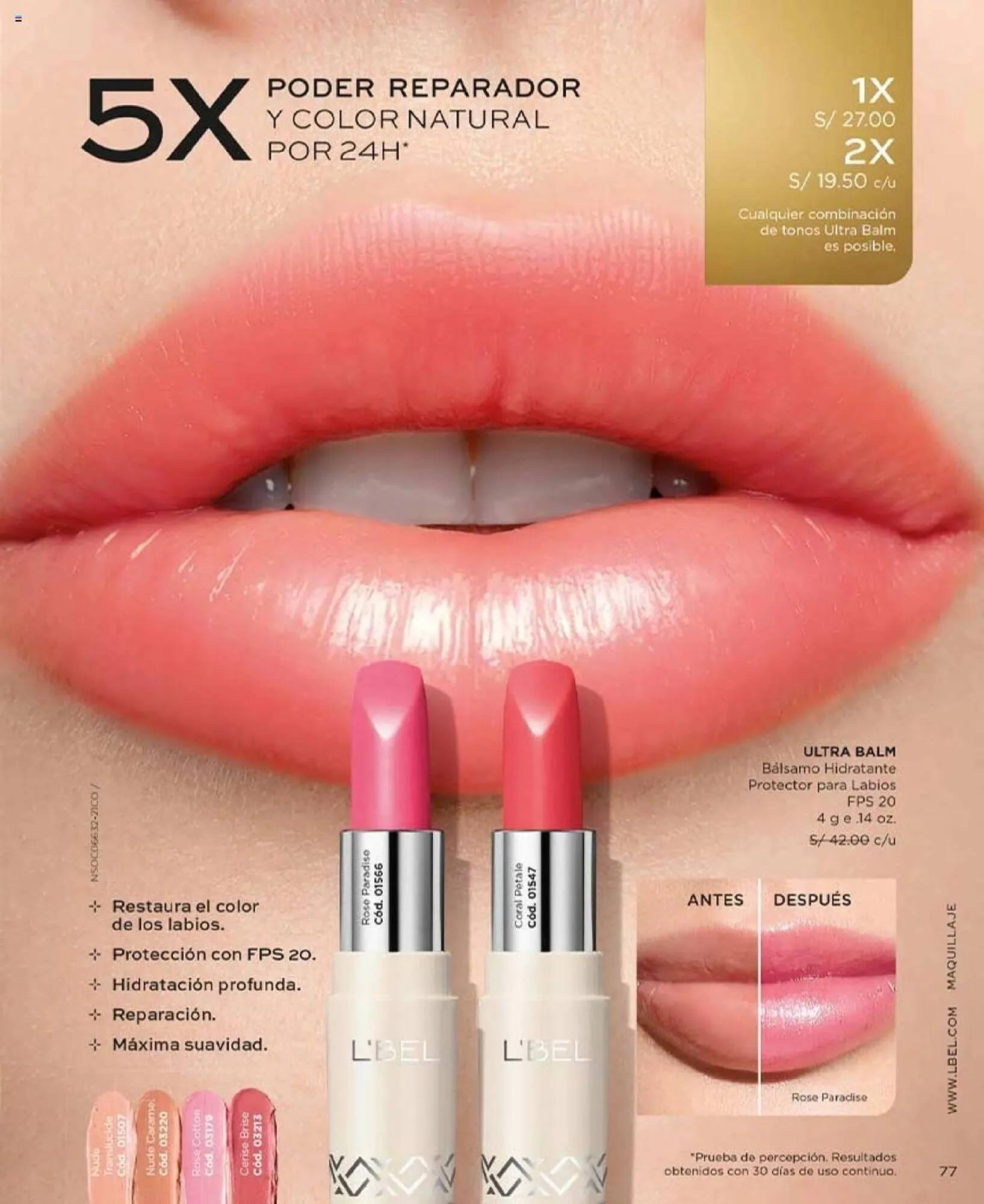 Catalogo de Catálogo L'Bel 17 de noviembre al 3 de diciembre 2024 - Pag 77