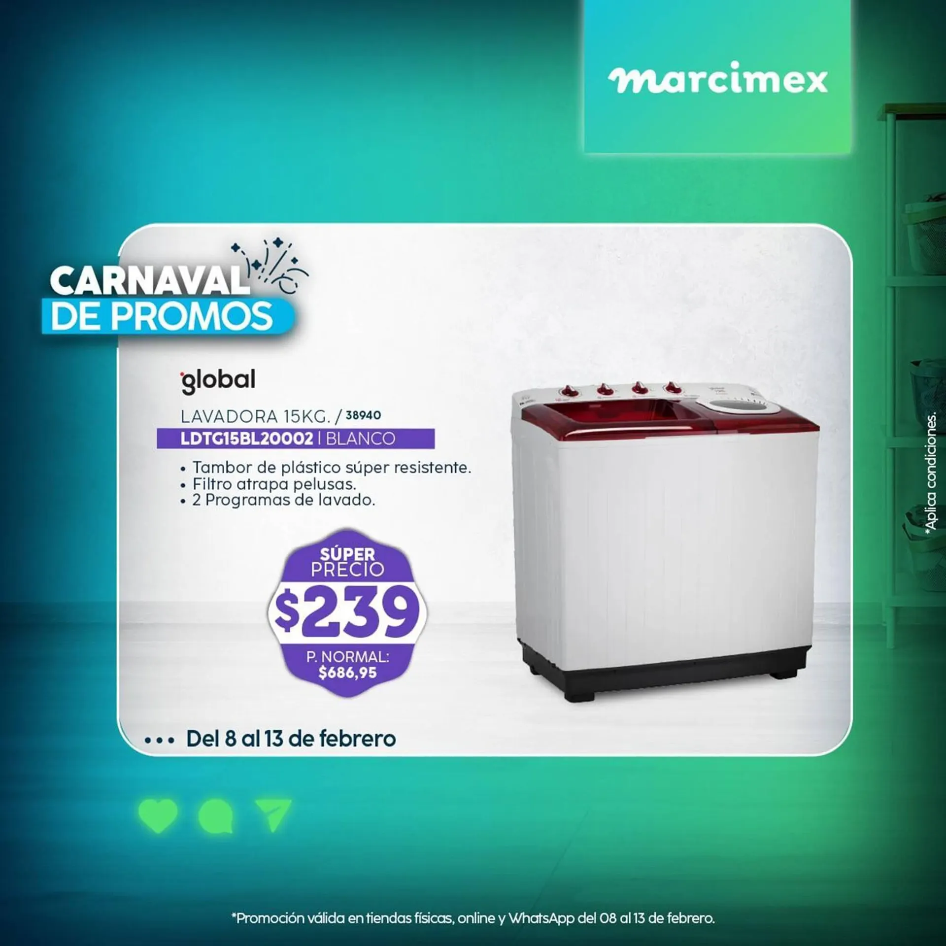 Catalogo de Catálogo Marcimex 8 de febrero al 13 de febrero 2024 - Pag 10