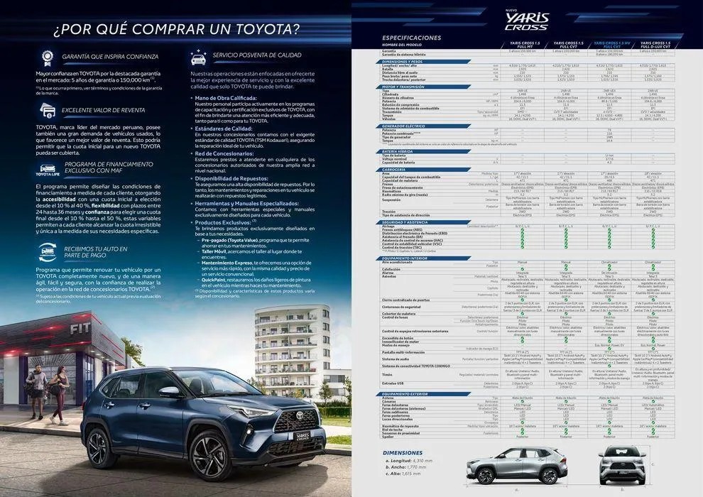 Catalogo de Nuevo Yaris Cross 25 de octubre al 25 de octubre 2024 - Pag 6
