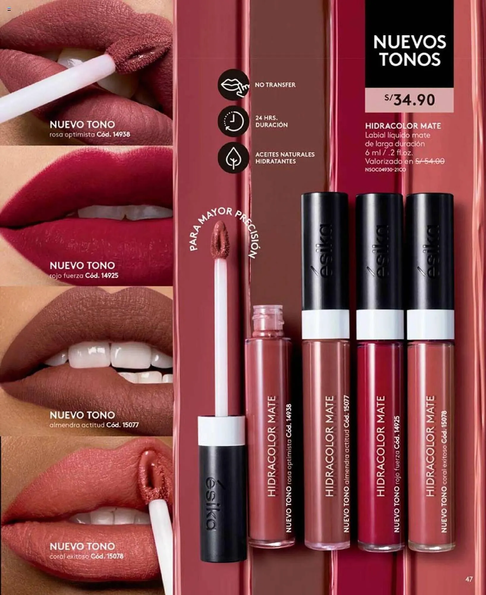 Catalogo de Catálogo Ésika 23 de octubre al 11 de noviembre 2023 - Pag 47