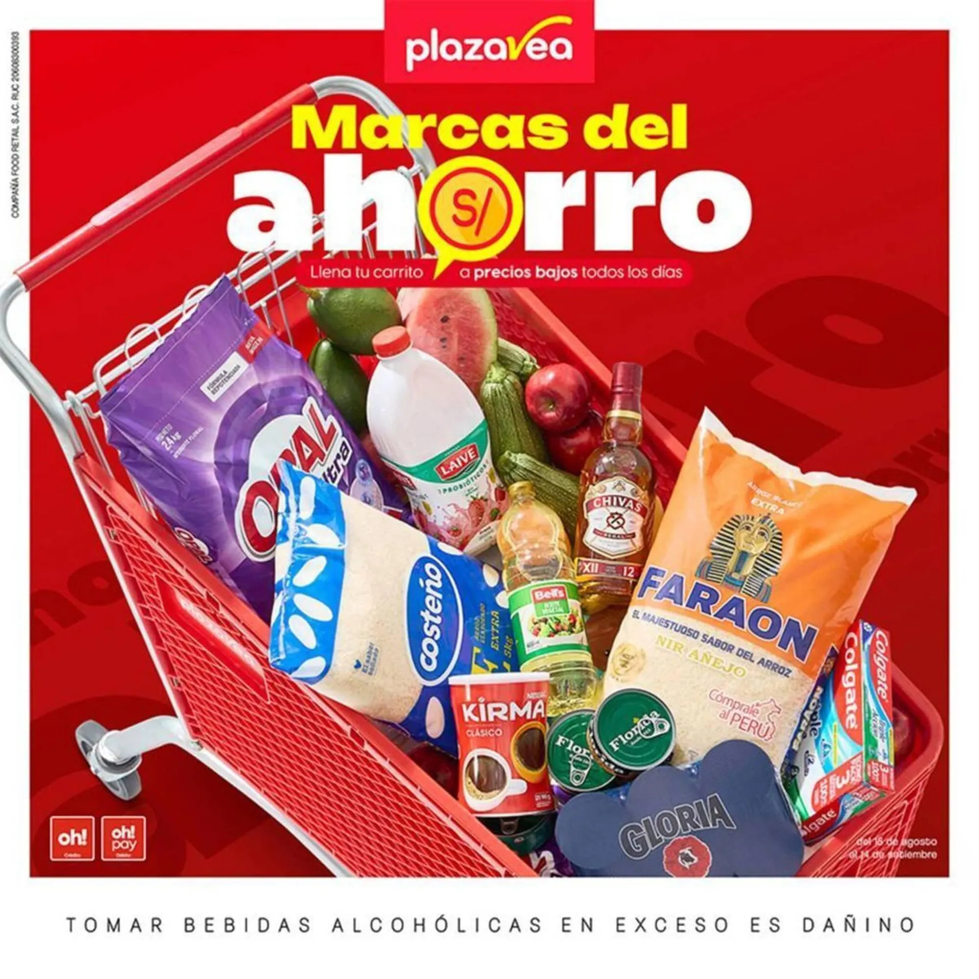 Catalogo de Catálogo Plaza Vea 18 de agosto al 14 de setiembre 2025 - Pag 1