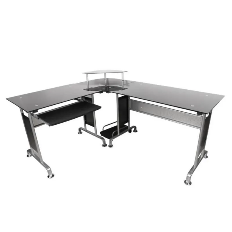 Escritorio de Oficina en L vidrio