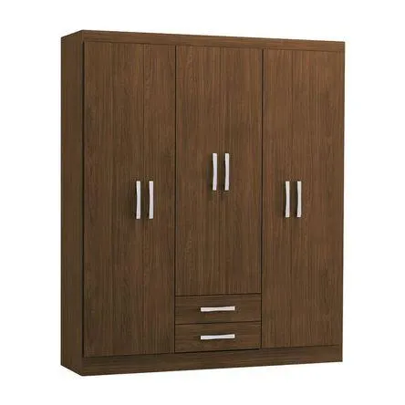 Ropero Cali 6 Puertas 2 Cajones 2 Repisas MDP Jacaranda Orange